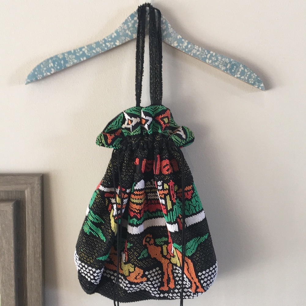 VTG Rare Beaded Bag From JERUSALEM.